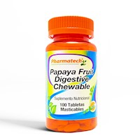 Papaya Fruit Digestive Chewable Tablets x 100